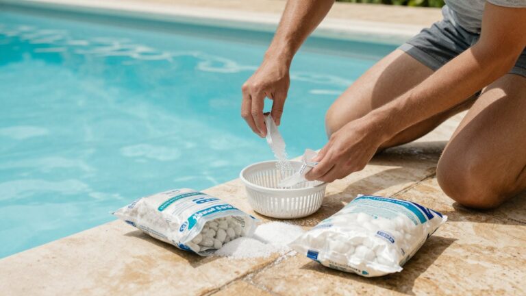 Comparaison entre sel de piscine et sel pour adoucisseur d'eau